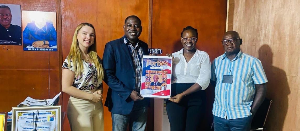   Ms. Olivera Petrovic, Hon. Edmund F. Forh, Ms. Betty Buyu, and Dioh I. Dweh